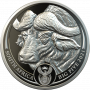1oz R20, South Africa, 2021, Platinum, Big 5 - Buffalo Obverse