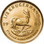 1/2OZ KRUGERRAND, SOUTH AFRICA, 1980, GOLD, Reverse