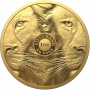 1oz Big Five Lion, South Africa, 2022, Gold, Reverse