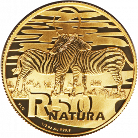 Natura - 2013 Zebra(R50, 1/2 oz, 24 ct gold) Reverse