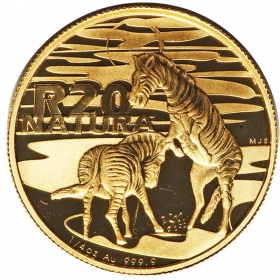 Natura - 2013 Zebra(R20, 1/4 oz, 24 ct gold) Reverse