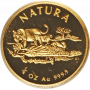 Natura - 1994 The Lion(R20, 1/4 oz,  24 ct gold) Reverse