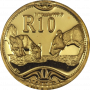 Natura - 2003 The Lion(R10, 1/10 oz,  24 ct gold) Reverse