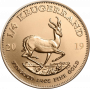 1/4 oz Krugerrand, South Africa, 2019 Fine Gold Reverse