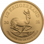 1/2 Krugerrand, South Africa, 2021 Gold Reverse