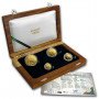 Natura - 2015 The Black-Backed Jackal, Prestige Set (4 coin set, 24 ct gold) Box