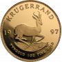 1oz Krugerrand, South Africa, 1997, Gold Reverse