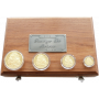 Natura - 2003 The Lion, Prestige Set (4 coin set, 24 ct gold) box
