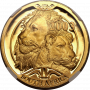 Natura - 2003 The Lion, Prestige Set (4 coin set, 24 ct gold) R100 Reverse