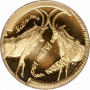 Natura - 2000 The Sable(R20, 1/4 oz,  24 ct gold) Reverse