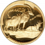 Natura - 2000 The Sable(R50, 1/2 oz,  24 ct gold) Reverse