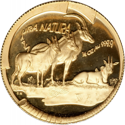 Natura - 2000 The Sable(R50, 1/2 oz,  24 ct gold) Reverse
