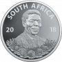 R1, South Africa, Protea 2018, Silver - Obverse