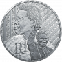 R1, South Africa, Protea 2018, Silver -Reverse