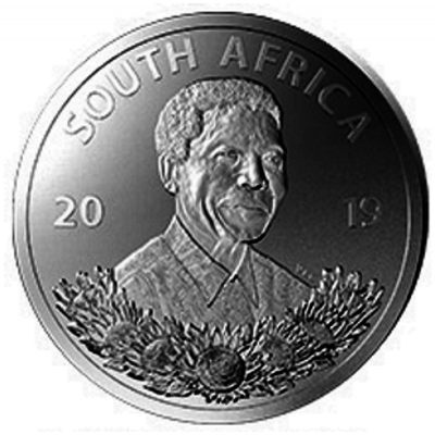R1, South Africa, Protea 2018, Silver - Obverse