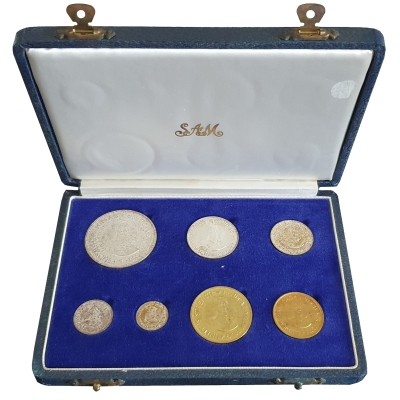 1962 SA Short Proof Set Box Open