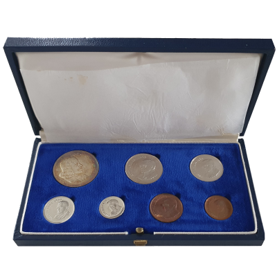 1968 SA Short Proof Set Box Open