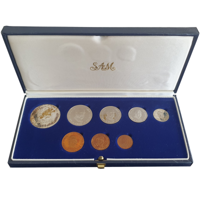 1998 RSA Short Proof Set - blue box open