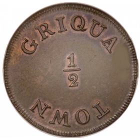 Half Penny, Griqua, 1815-16, Copper - Reverse