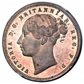 One Penny, Griqua, 1890(No Date), Bronze - Obverse