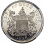 One Penny, Cape of Good Hope, 1889, Copper-Nickle - Long Horn reverse