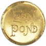 Pond, Zuid-Afrikaansche Republiek, 1902, Gold - Veldpond Reverse