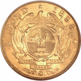 Pond, Zuid-Afrikaansche Republiek, 1898, Gold Reverse