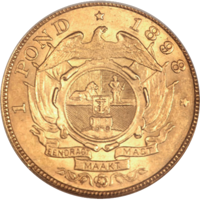 Pond, Zuid-Afrikaansche Republiek, 1898, Gold Reverse