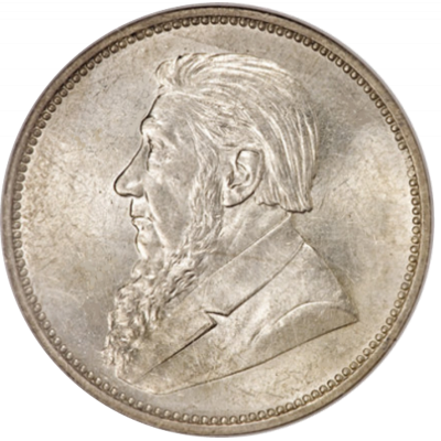 Two Shillings, Zuid-Afrikaansche Republiek, 1893, Silver