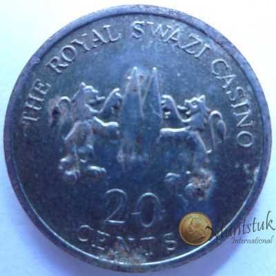 20 Cents, The Royal Swazi Casino, Date Unknown
