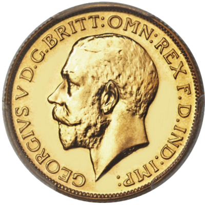 Pound, South Africa, 1930, Gold obverse