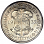 Two Shillings, South Africa, 1932, Silver reverse
