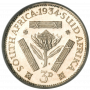 Threepence, South Africa, 1934, Silver reverse