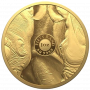 Big Five Rhino, South Africa, 2022, Gold Reverse