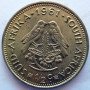 ½ Cent, South Africa, 1961