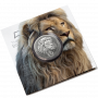 1oz South Africa, Big Five II Lion, 2022, Silver Front view