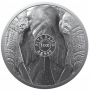 1oz South Africa, Big Five II Elephant, 2021, Silver obverse