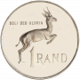 One Rand(Afrikaans), South Africa, 1965, Silver Reverse