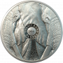 1oz R20, South Africa, 2020, Platinum, Big 5 - Elephant Reverse