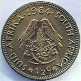 ½ Cent, South Africa, 1964