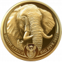 1/4 oz, South Africa, 2021, Gold, Big Five II - Elephant Obverse