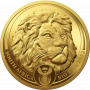 1/4 oz, South Africa, 2022, Gold, Big Five II - Lion Obverse