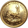 Pound, South Africa, 1960, Gold Reverse
