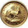 Ten Shillings, South Africa, 1960, Gold Reverse