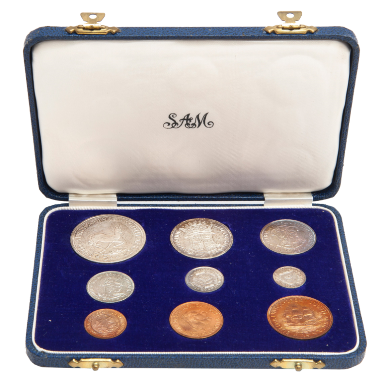 1954 SA Short Proof Set Box Open