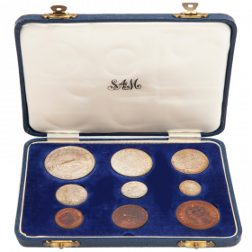 1957 SA Short Proof Set Box Open