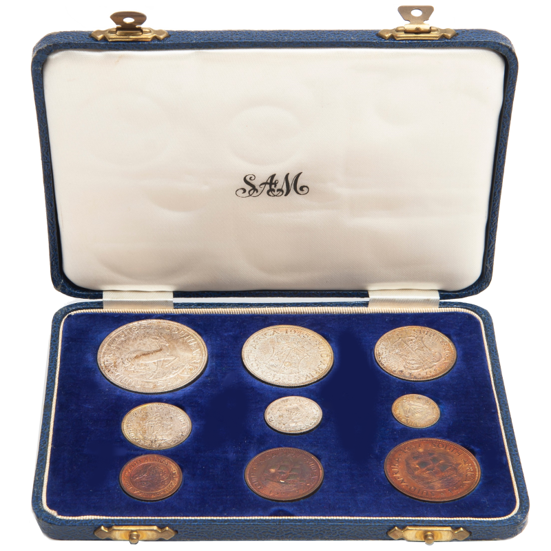 1957 SA Short Proof Set Box Open