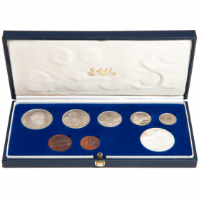 1985 RSA Short Proof Set box open