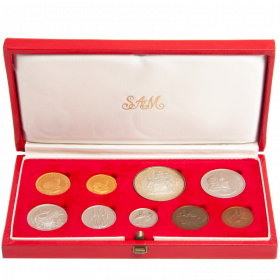 1969 RSA Long Proof Set box open