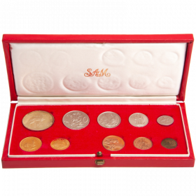 1972 RSA Long Proof Set  Box Open